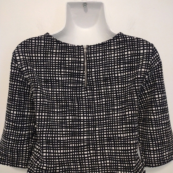 Bar III - Asymmetrical Checkered Blouse - Picture 7 of 13